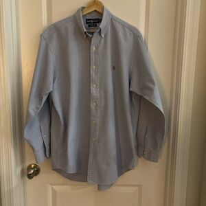Ralph Lauren Light Blue Oxford Button-Down Shirt - Classic Men's 16-34